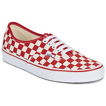 Vans Shoes (Trainers) Authentic R30 - PRIMARY CHECK RACING RED/WHITE