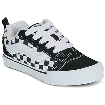 Vans Shoes (Trainers) Knu Skool CHECKERBOARD BLACK/TRUE WHITE
