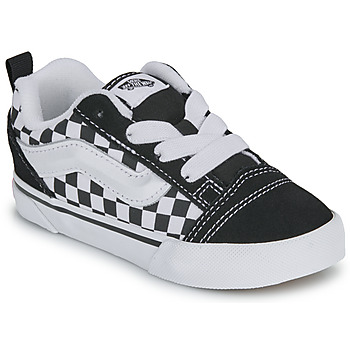 Vans Shoes (Trainers) Knu Skool Elastic Lace CHECKERBOARD BLACK/TRUE WHITE